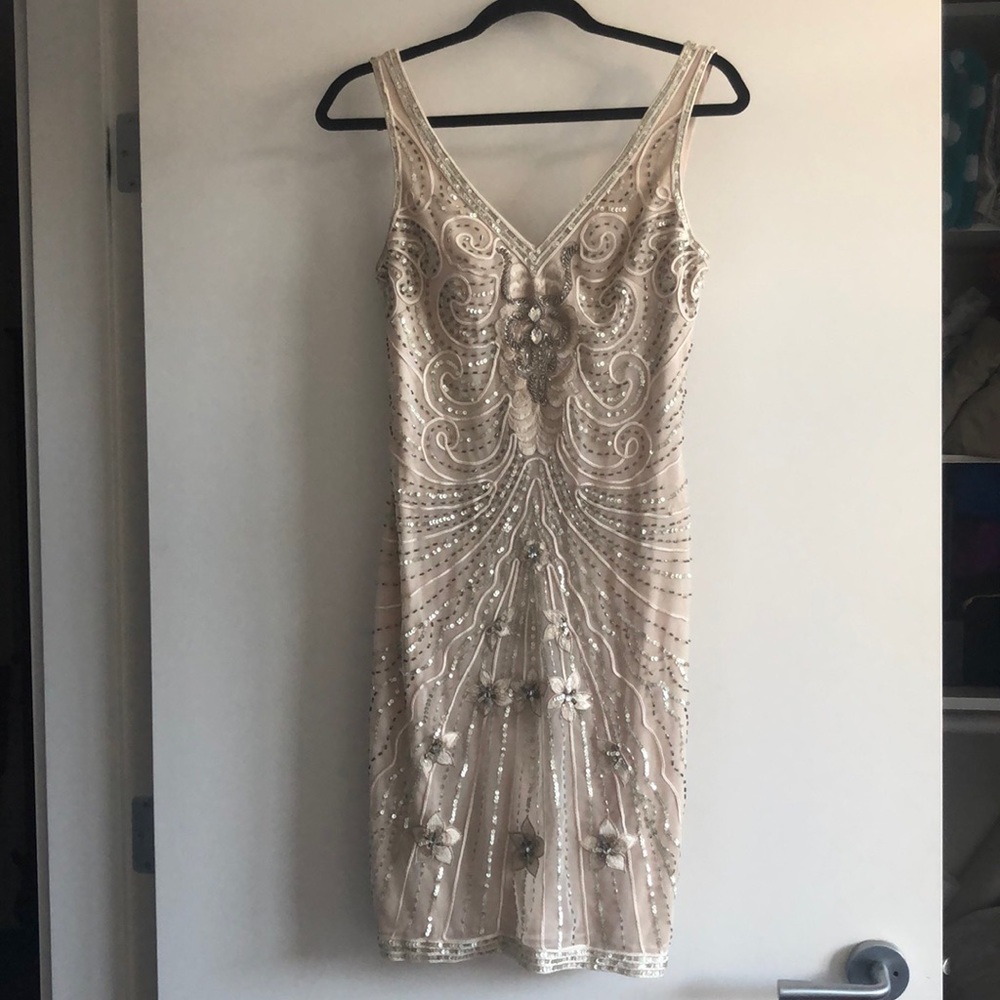 Beautiful Tan/Nude Sue Wong Dress Size 6 NBW